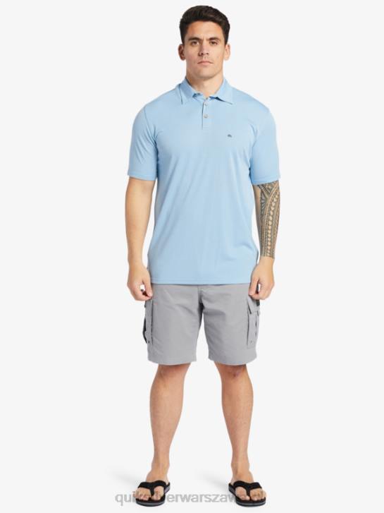 mężczyźni Quiksilver Koszulka polo z krótkim rękawem Waterman Waterpolo 4DBV248 ciemnoniebieski
