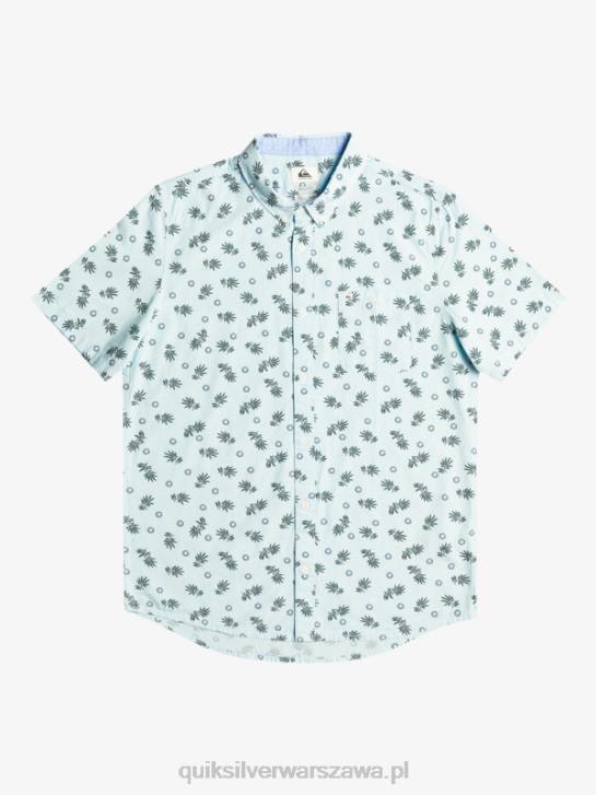 mężczyźni Quiksilver Koszulka z krótkim rękawem z oceanu do raju 4DBV1389 błękit nieba od oceanu