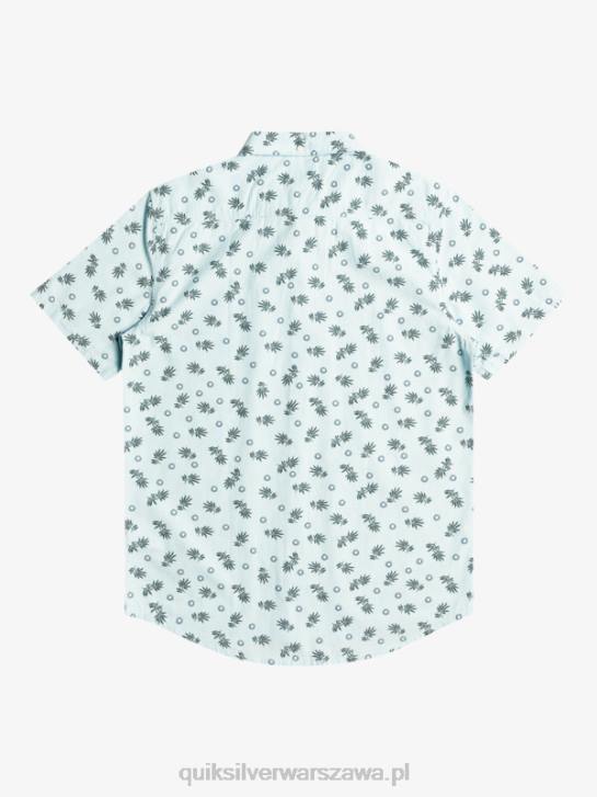 mężczyźni Quiksilver Koszulka z krótkim rękawem z oceanu do raju 4DBV1389 błękit nieba od oceanu