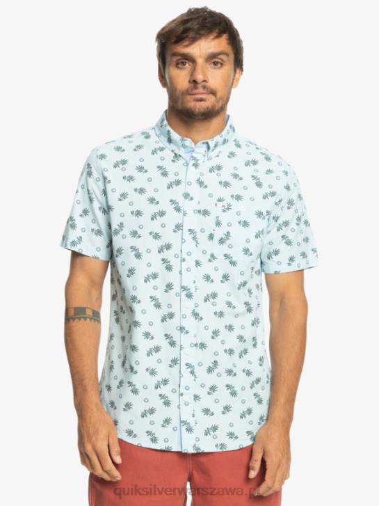 mężczyźni Quiksilver Koszulka z krótkim rękawem z oceanu do raju 4DBV1389 błękit nieba od oceanu