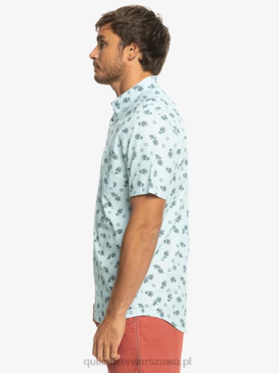 mężczyźni Quiksilver Koszulka z krótkim rękawem z oceanu do raju 4DBV1389 błękit nieba od oceanu