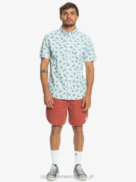 mężczyźni Quiksilver Koszulka z krótkim rękawem z oceanu do raju 4DBV1389 błękit nieba od oceanu