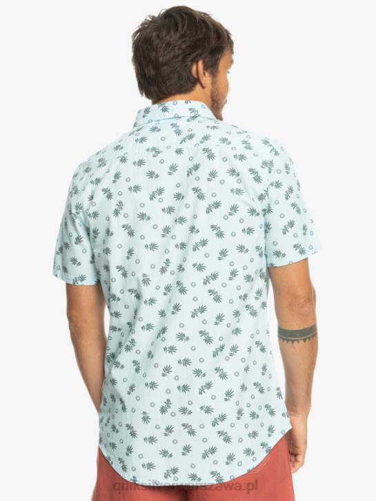 mężczyźni Quiksilver Koszulka z krótkim rękawem z oceanu do raju 4DBV1389 błękit nieba od oceanu
