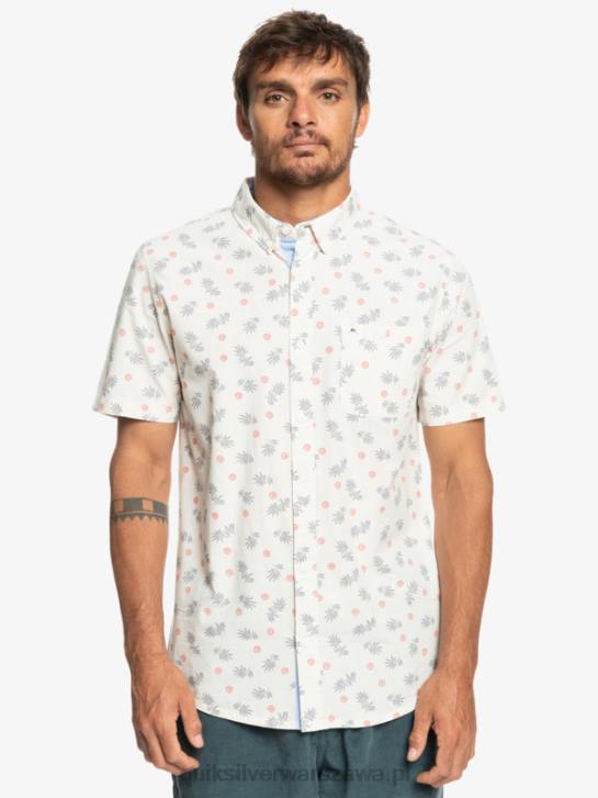 mężczyźni Quiksilver Koszulka z krótkim rękawem z oceanu do raju 4DBV1390 biały z oceanu