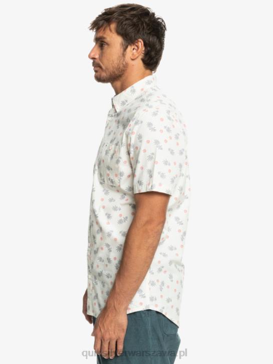 mężczyźni Quiksilver Koszulka z krótkim rękawem z oceanu do raju 4DBV1390 biały z oceanu