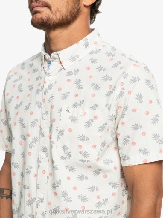 mężczyźni Quiksilver Koszulka z krótkim rękawem z oceanu do raju 4DBV1390 biały z oceanu