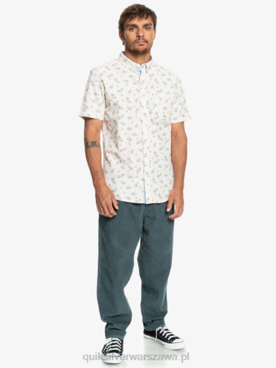 mężczyźni Quiksilver Koszulka z krótkim rękawem z oceanu do raju 4DBV1390 biały z oceanu