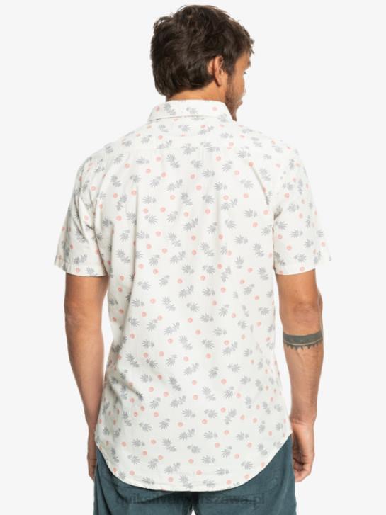 mężczyźni Quiksilver Koszulka z krótkim rękawem z oceanu do raju 4DBV1390 biały z oceanu