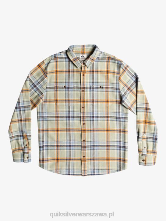 mężczyźni Quiksilver Nieustraszona flanelowa koszula z długim rękawem odkrywcy 4DBV1772 mędrzec pustynny nieustraszony