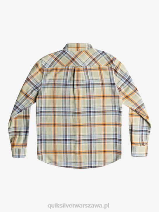 mężczyźni Quiksilver Nieustraszona flanelowa koszula z długim rękawem odkrywcy 4DBV1772 mędrzec pustynny nieustraszony