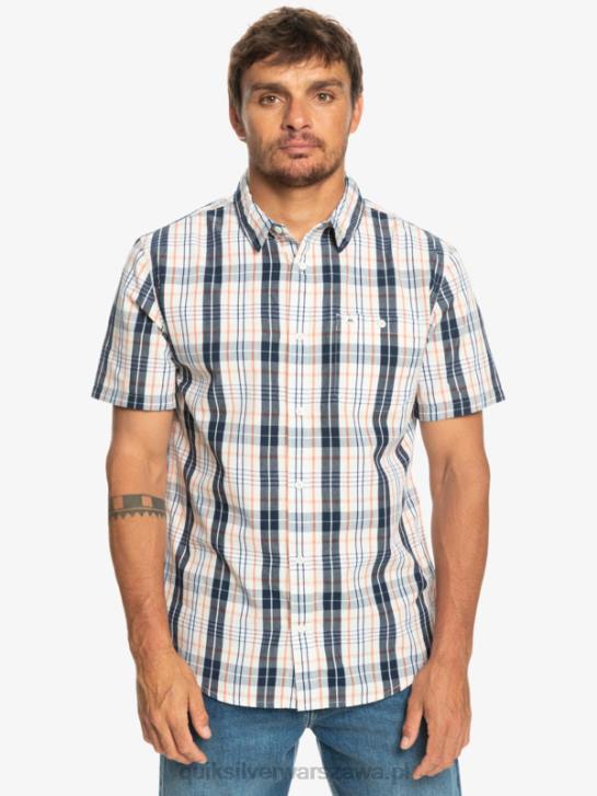 mężczyźni Quiksilver Nowa koszulka z krótkim rękawkiem firmy Swinton 4DBV914 brzoza swinton