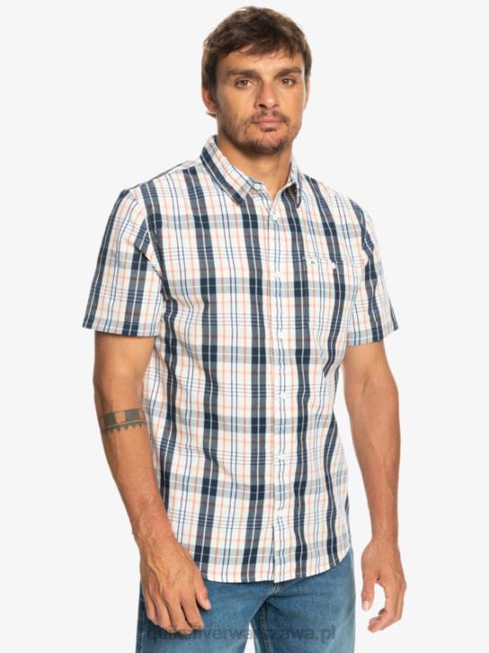 mężczyźni Quiksilver Nowa koszulka z krótkim rękawkiem firmy Swinton 4DBV914 brzoza swinton