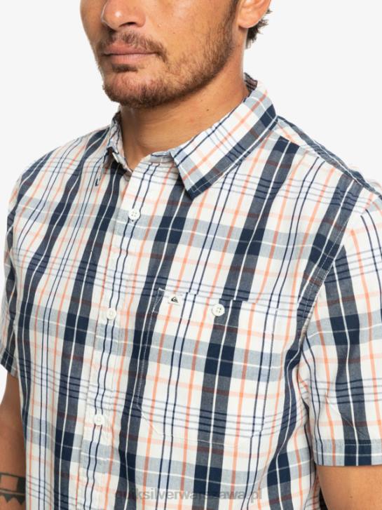 mężczyźni Quiksilver Nowa koszulka z krótkim rękawkiem firmy Swinton 4DBV914 brzoza swinton