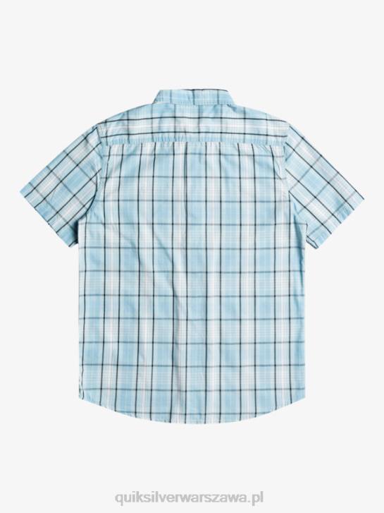 mężczyźni Quiksilver Nowa koszulka z krótkim rękawkiem firmy Swinton 4DBV916 błękitny swinton