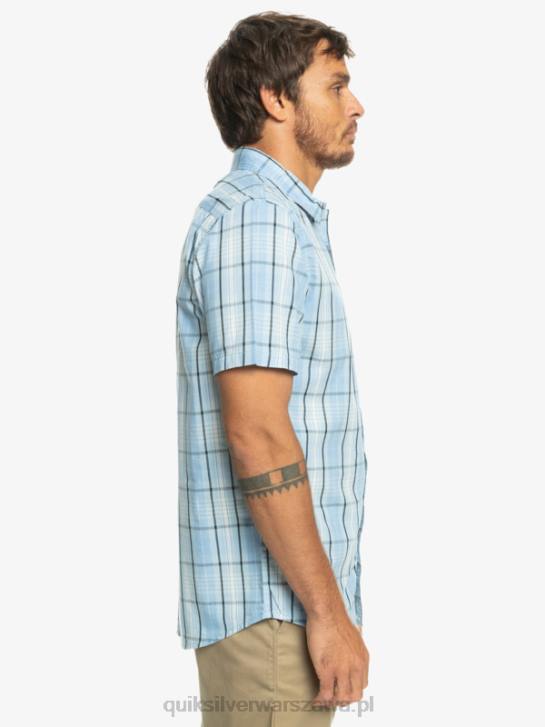 mężczyźni Quiksilver Nowa koszulka z krótkim rękawkiem firmy Swinton 4DBV916 błękitny swinton