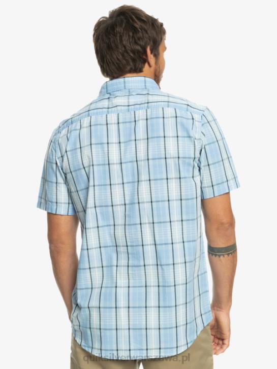 mężczyźni Quiksilver Nowa koszulka z krótkim rękawkiem firmy Swinton 4DBV916 błękitny swinton
