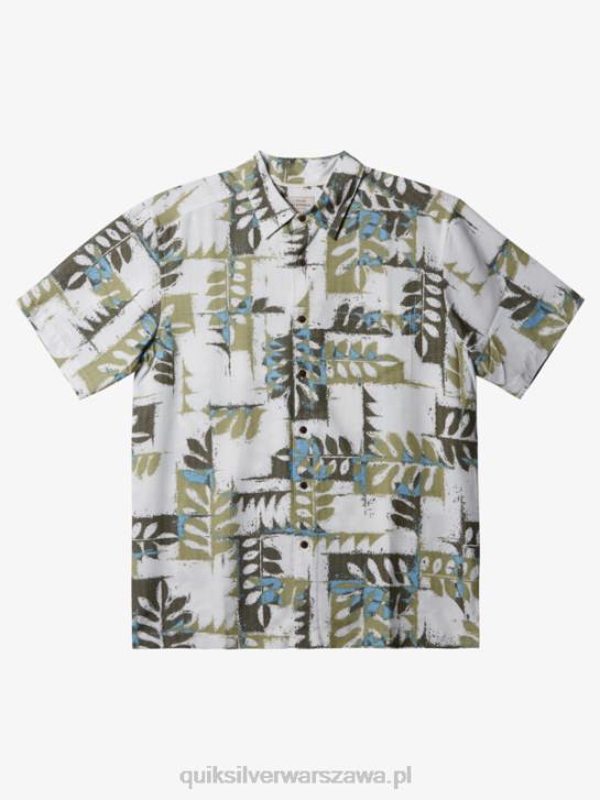 mężczyźni Quiksilver Waterman Canoes Reef techniczna koszulka z krótkim rękawem 4DBV400 rafa kajaków herbacianych w