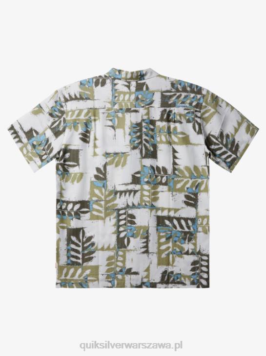 mężczyźni Quiksilver Waterman Canoes Reef techniczna koszulka z krótkim rękawem 4DBV400 rafa kajaków herbacianych w