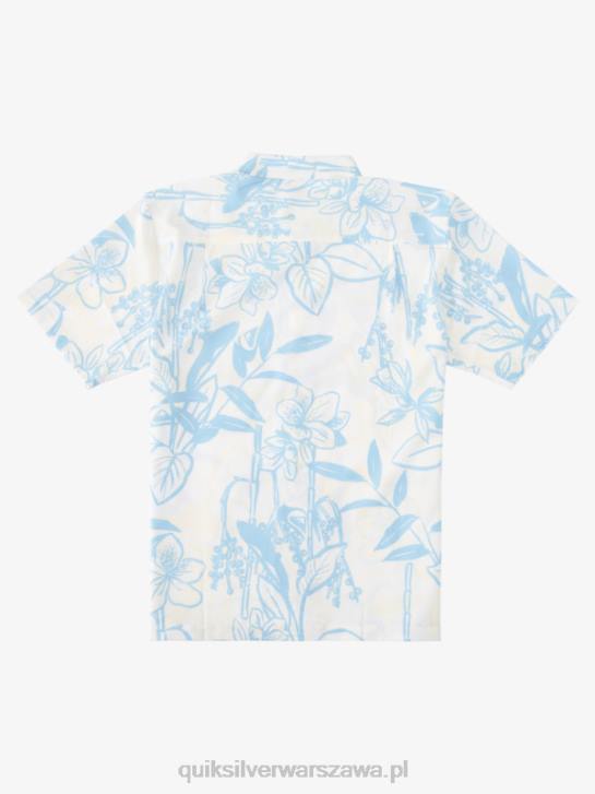 mężczyźni Quiksilver Waterman Loose Ways koszula hawajska 4DBV1327 białe luźne sposoby