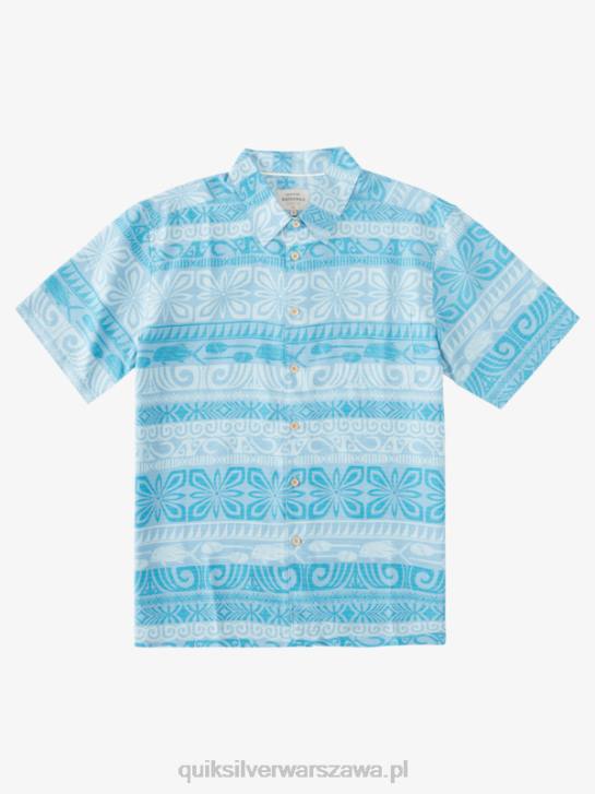 mężczyźni Quiksilver Waterman Tapa Today koszulka z krótkim rękawem 4DBV963 dziś ciemnoniebieska tapa