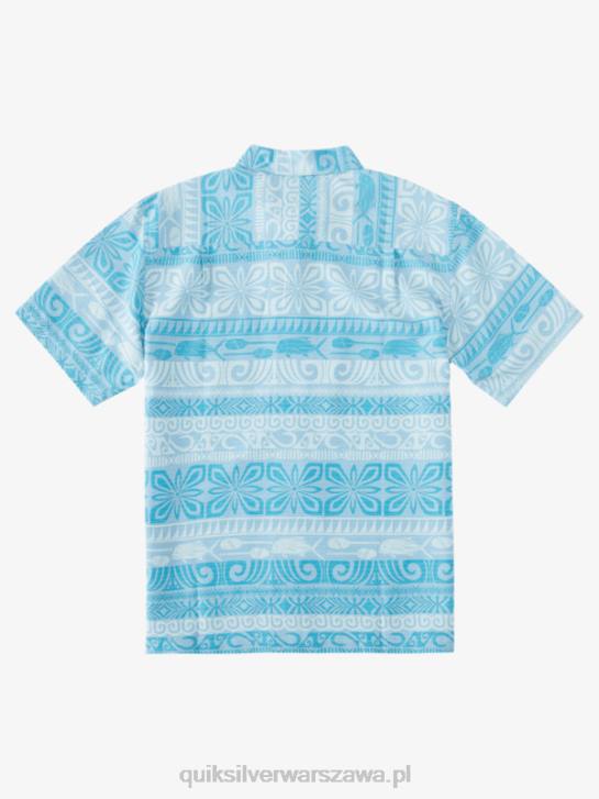 mężczyźni Quiksilver Waterman Tapa Today koszulka z krótkim rękawem 4DBV963 dziś ciemnoniebieska tapa