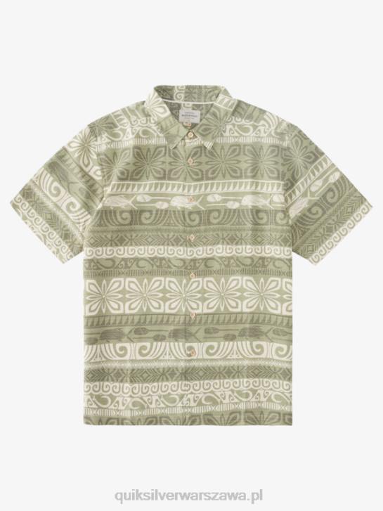 mężczyźni Quiksilver Waterman Tapa Today koszulka z krótkim rękawem 4DBV964 dziś tapas herbaciany