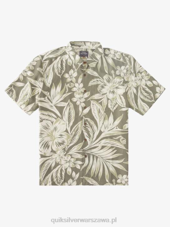 mężczyźni Quiksilver Waterman brunchowa koszulka z krótkim rękawem 4DBV1334 zakurzone oliwkowe brunche