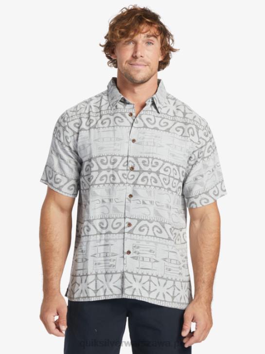mężczyźni Quiksilver Waterman na drzewach koszulka z krótkim rękawem 4DBV292 mgła portowa na drzewach