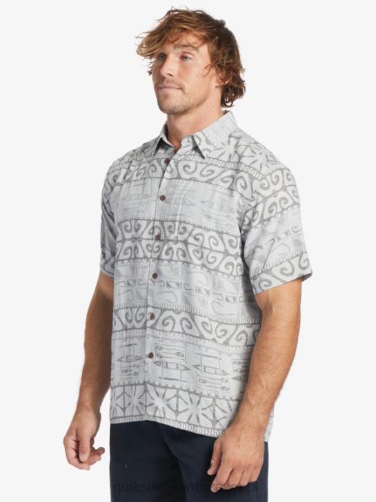 mężczyźni Quiksilver Waterman na drzewach koszulka z krótkim rękawem 4DBV292 mgła portowa na drzewach