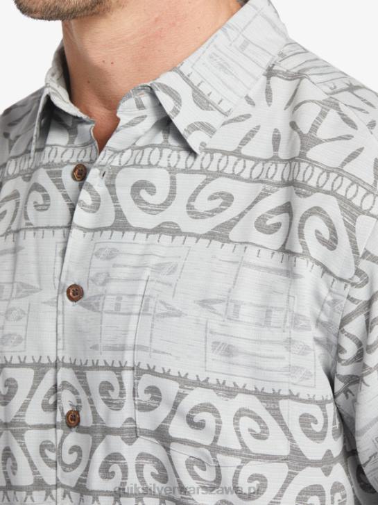 mężczyźni Quiksilver Waterman na drzewach koszulka z krótkim rękawem 4DBV292 mgła portowa na drzewach