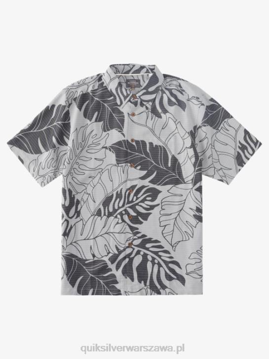 mężczyźni Quiksilver Waterman pod baldachimem hawajska koszula 4DBV865 skóra rekina pod baldachimem