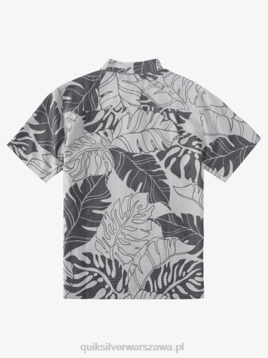 mężczyźni Quiksilver Waterman pod baldachimem hawajska koszula 4DBV865 skóra rekina pod baldachimem