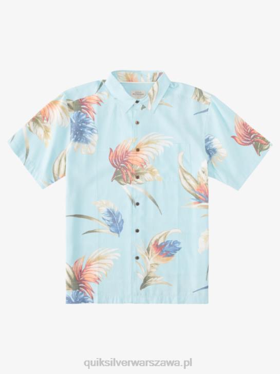 mężczyźni Quiksilver Waterman tęczowa koszula z krótkim rękawem w kwiaty 4DBV825 wodna tęcza kwiatowa