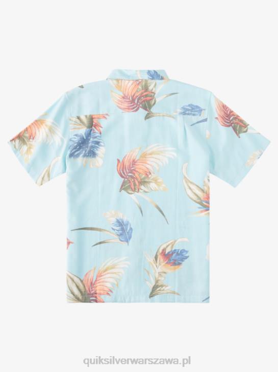 mężczyźni Quiksilver Waterman tęczowa koszula z krótkim rękawem w kwiaty 4DBV825 wodna tęcza kwiatowa