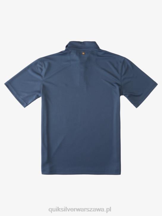mężczyźni Quiksilver Wodna koszulka polo z krótkim rękawem Waterman 4DBV96 marynarka o północy