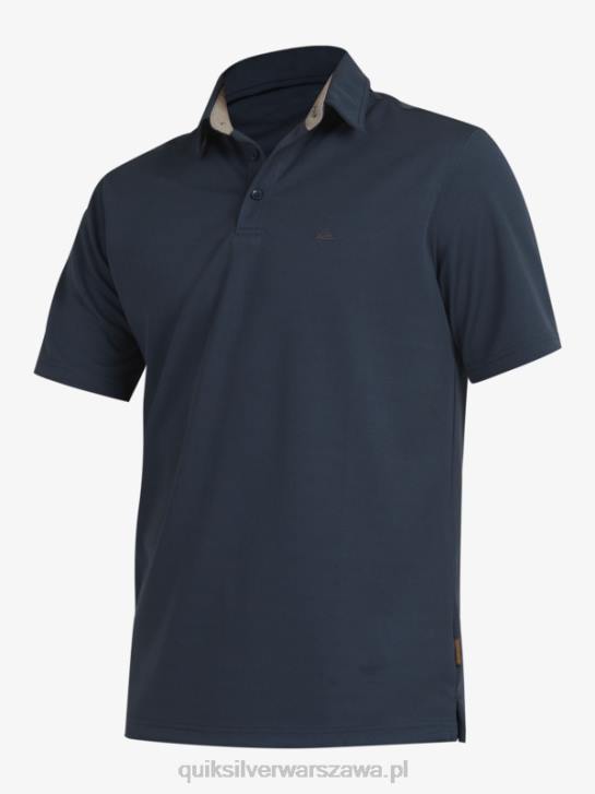 mężczyźni Quiksilver Wodna koszulka polo z krótkim rękawem Waterman 4DBV96 marynarka o północy