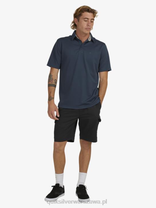mężczyźni Quiksilver Wodna koszulka polo z krótkim rękawem Waterman 4DBV96 marynarka o północy