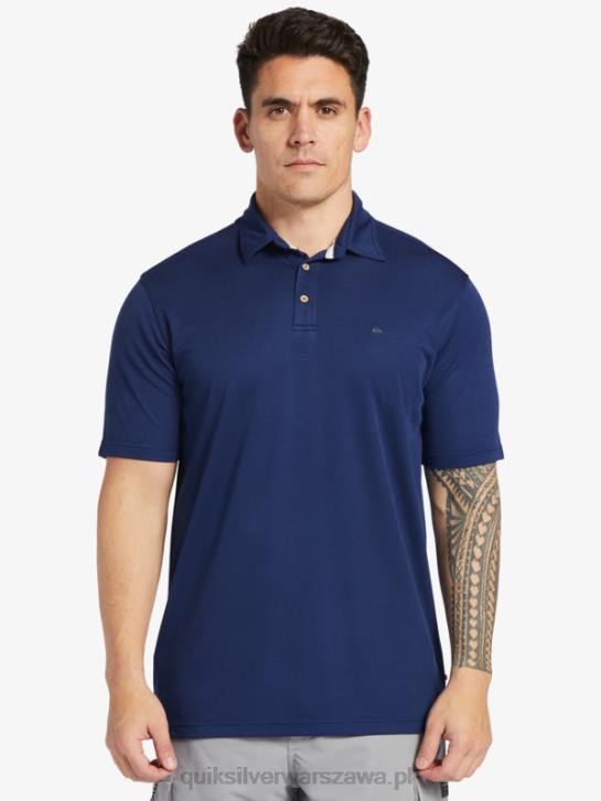 mężczyźni Quiksilver Wodna koszulka polo z krótkim rękawem Waterman 4DBV96 marynarka o północy