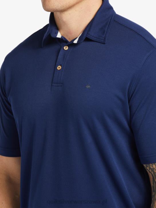 mężczyźni Quiksilver Wodna koszulka polo z krótkim rękawem Waterman 4DBV96 marynarka o północy