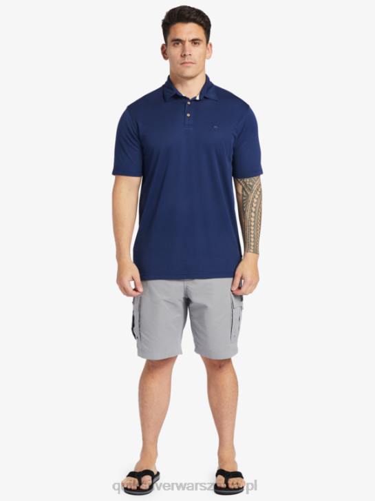 mężczyźni Quiksilver Wodna koszulka polo z krótkim rękawem Waterman 4DBV96 marynarka o północy