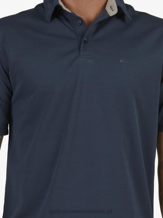 mężczyźni Quiksilver Wodna koszulka polo z krótkim rękawem Waterman 4DBV96 marynarka o północy