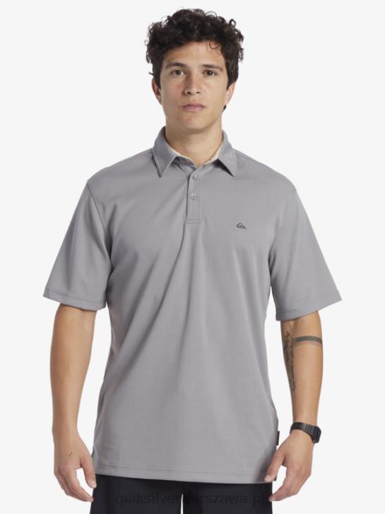 mężczyźni Quiksilver Wodna koszulka polo z krótkim rękawem Waterman 4DBV97 skóra rekina