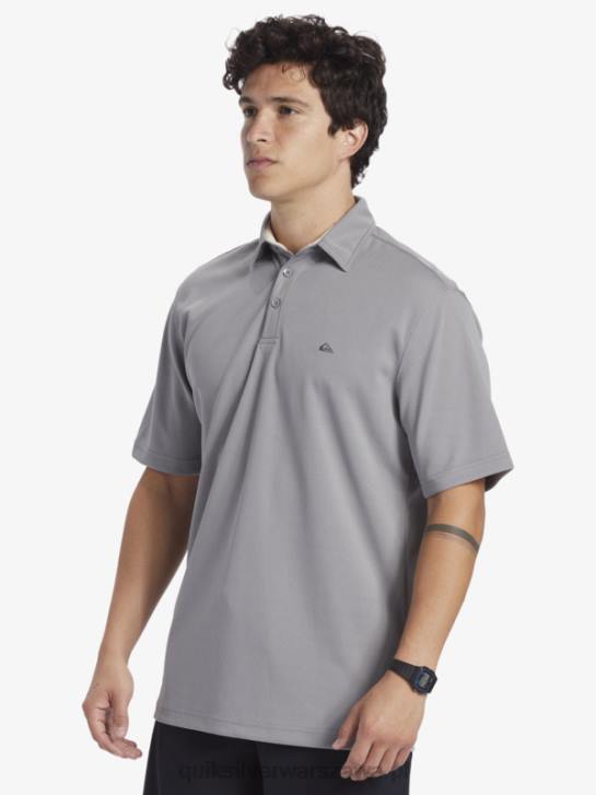 mężczyźni Quiksilver Wodna koszulka polo z krótkim rękawem Waterman 4DBV97 skóra rekina