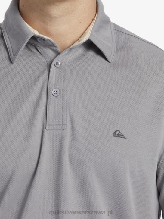 mężczyźni Quiksilver Wodna koszulka polo z krótkim rękawem Waterman 4DBV97 skóra rekina