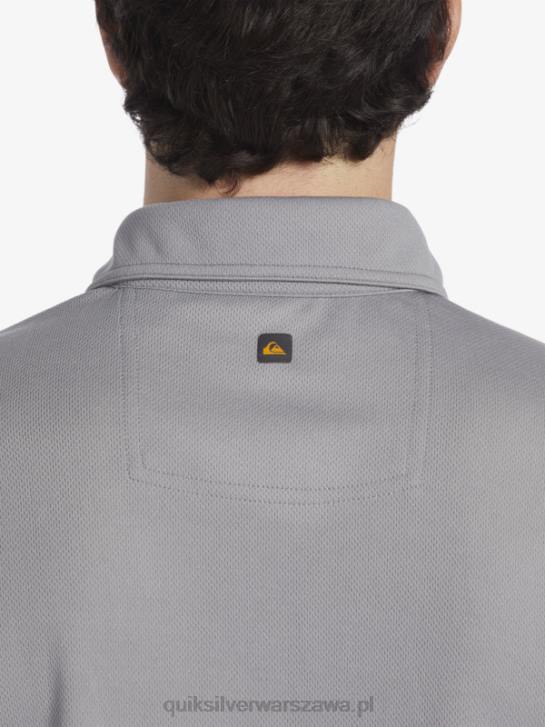 mężczyźni Quiksilver Wodna koszulka polo z krótkim rękawem Waterman 4DBV97 skóra rekina