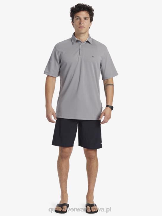 mężczyźni Quiksilver Wodna koszulka polo z krótkim rękawem Waterman 4DBV97 skóra rekina