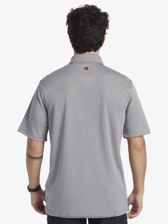 mężczyźni Quiksilver Wodna koszulka polo z krótkim rękawem Waterman 4DBV97 skóra rekina