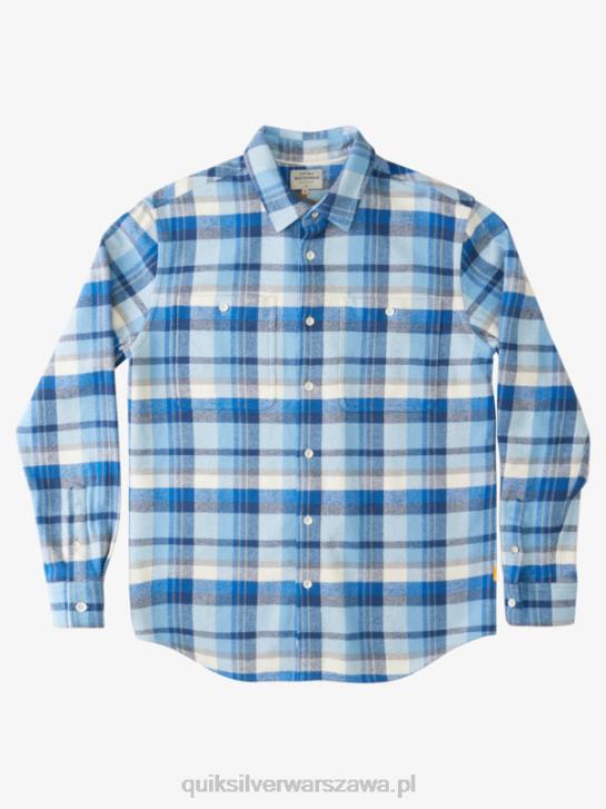 mężczyźni Quiksilver Zestawy Waterman Thunder Flanelowa koszula z długimi rękawami 4DBV1349 ciemnoniebieskie grzmoty