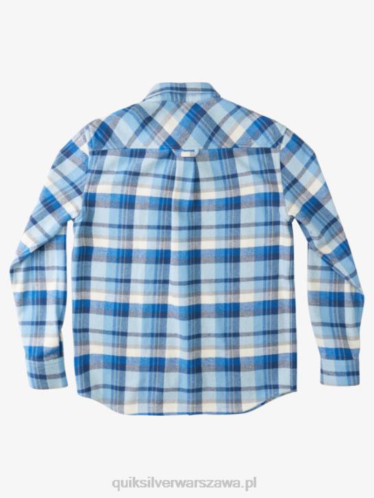 mężczyźni Quiksilver Zestawy Waterman Thunder Flanelowa koszula z długimi rękawami 4DBV1349 ciemnoniebieskie grzmoty
