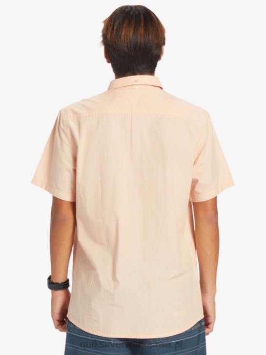 mężczyźni Quiksilver bluzka z krótkim rękawkiem winfall 4DBV378 miedziana opalenizna